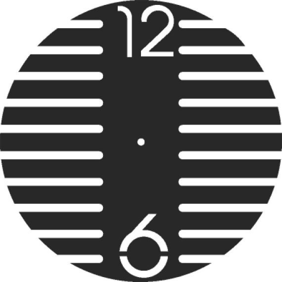 Wall Clock Simple Free DXF File