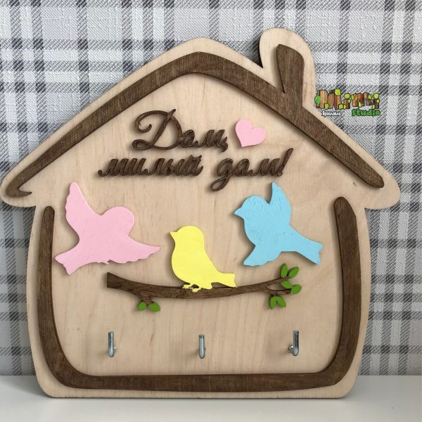 Wall Mounted Key Holder Key Hanger Key Hook Free Vector
