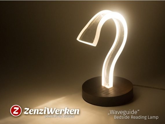 Waveguide Bedside Reading Lamp dxf file free