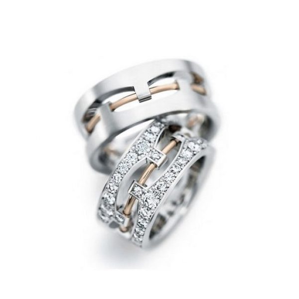 Wedding Ring, Jewellery 3D Model, Women's Ring model stl file for 3D printing 60