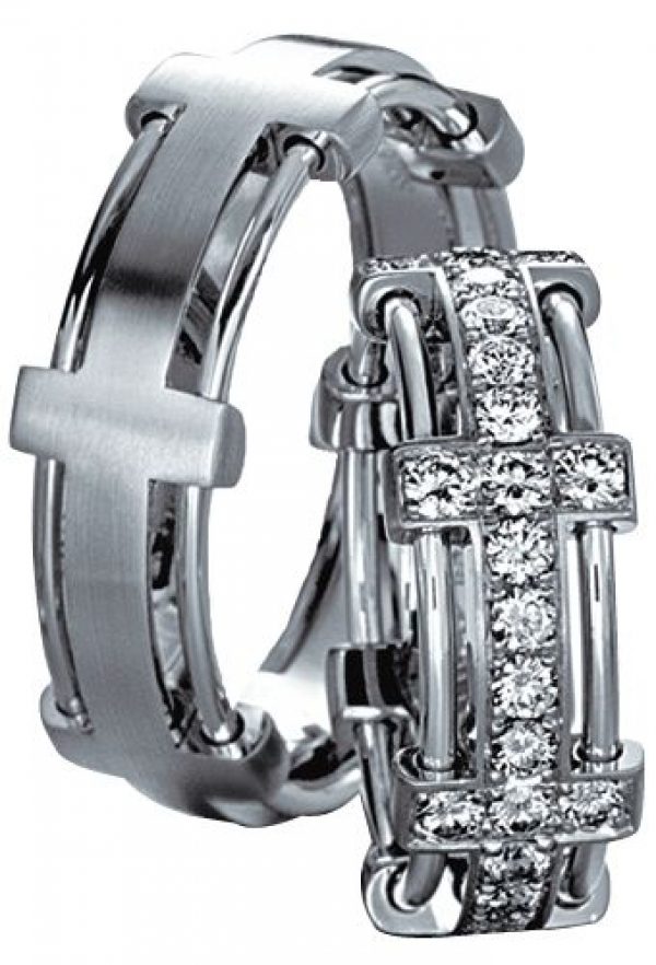 Wedding Ring, Jewellery 3D Model, Women's Ring model stl file for 3D printing 61