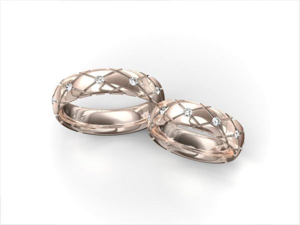 Wedding Ring, Jewellery 3D Model, Women's Ring model stl file for 3D printing 72
