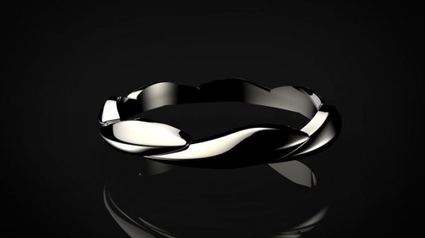 Wedding Ring, Jewellery 3D Model, Women's Ring model stl file for 3D printing 98