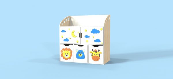 Well designed kids organiser cnc file free