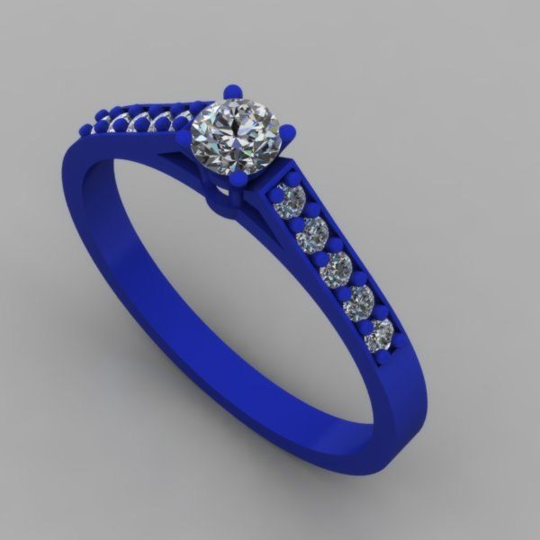Women's Ring model stl file for 3D printing 35