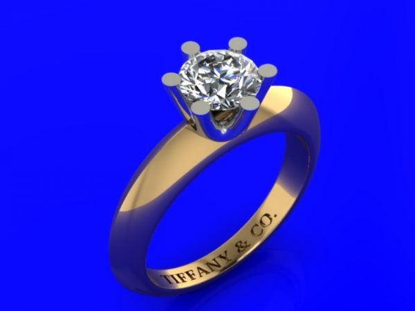 Women's Ring model stl file for 3D printing 5