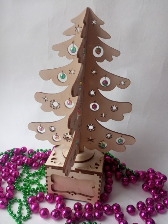 Wonderful Christmas tree design vector file free