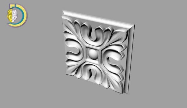 Wood Carving Pattern 02 STL Free Download 3D Model