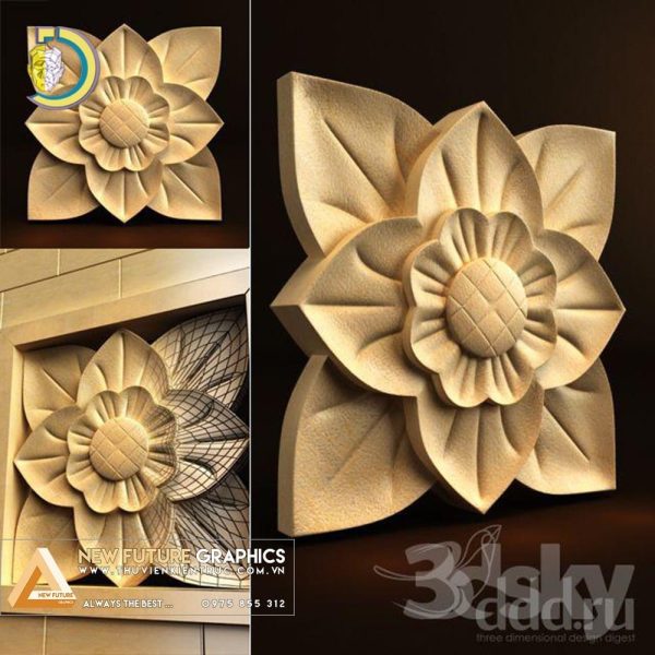 Wood Carving Pattern 47 STL Free Download 3D Model