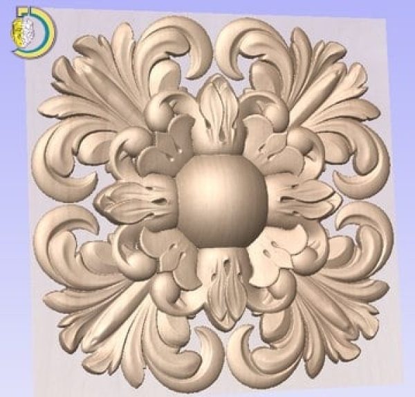 Wood Carving Pattern 77 STL Free Download 3D Model