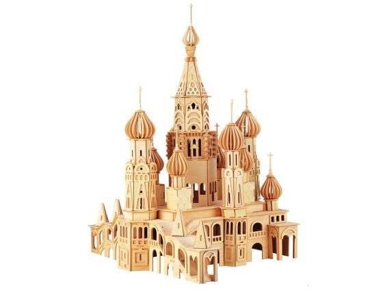 Wooden Church Puzzle CNC cutting file Free