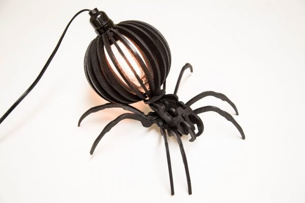 Wooden Spider CNC Lamp File Free