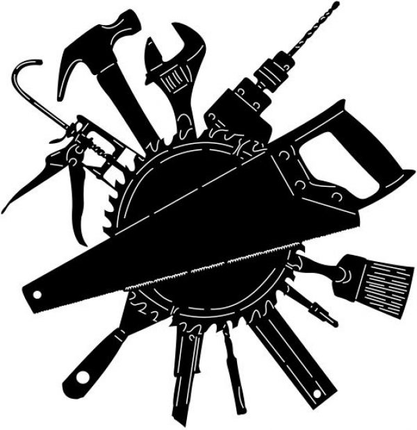 Workshop decoration Drawings for laser and plasma cutting dxf, dwg