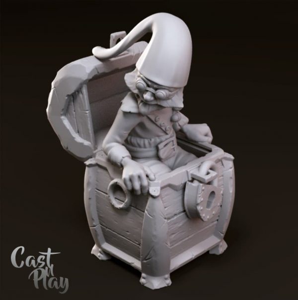 X-mas Gnome Cast Play STL