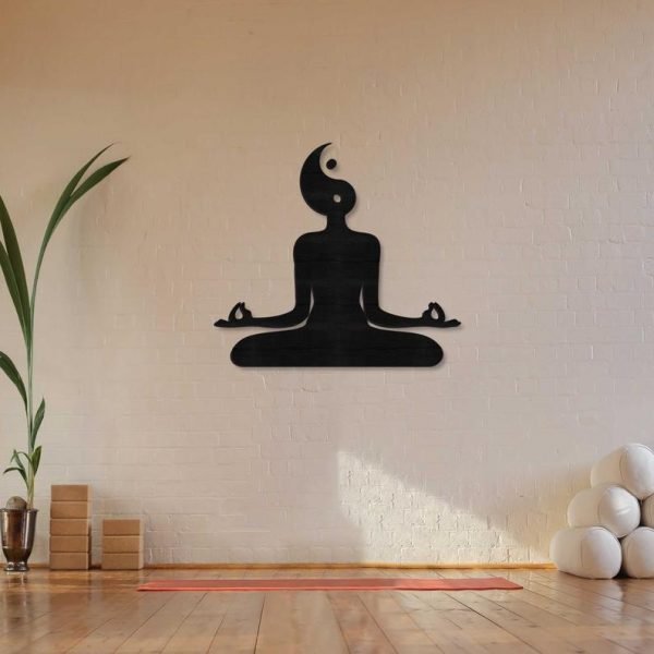 Yoga Wall Decor - Ying Yang Wall Art - Meditation Wall Decor