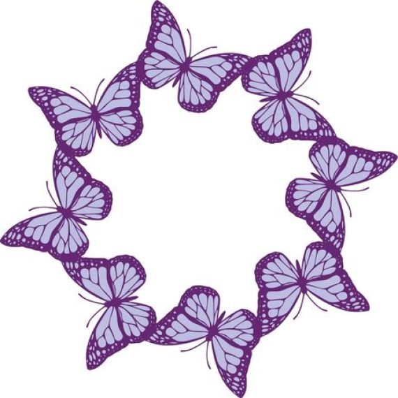 butterfly circle butterflies butterfly circle round frame layered file cut file svg free file free graphic free svg