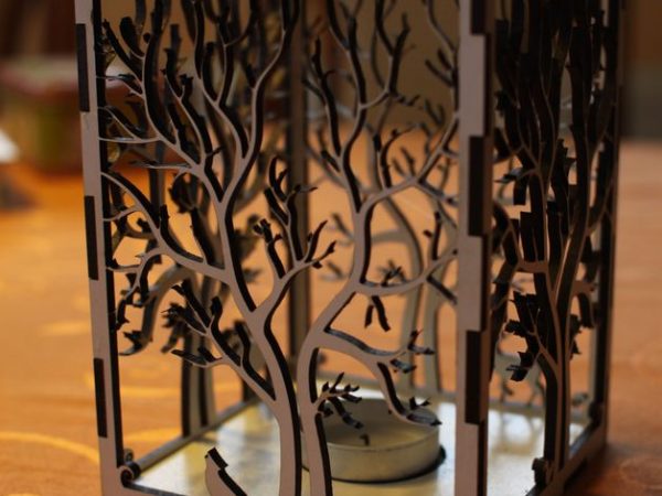 laser cut Candle stick cdr format vector file free