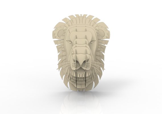 laser cut Lion head plywood 4mm vector file free