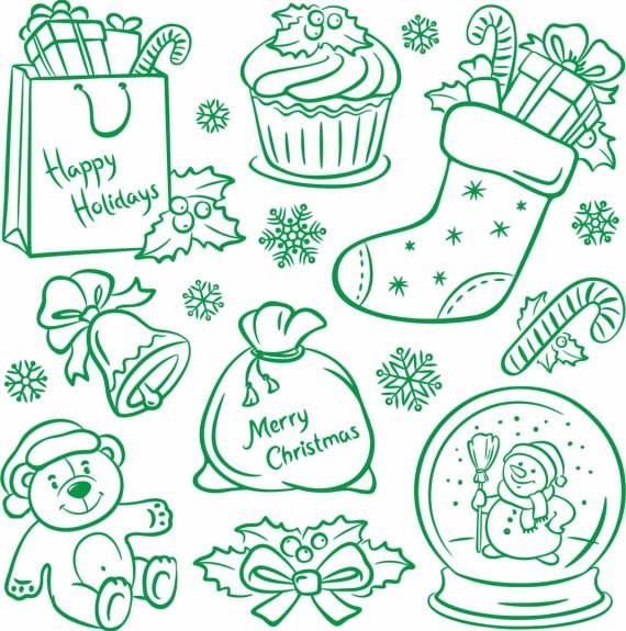 merry crystal vector file free 3