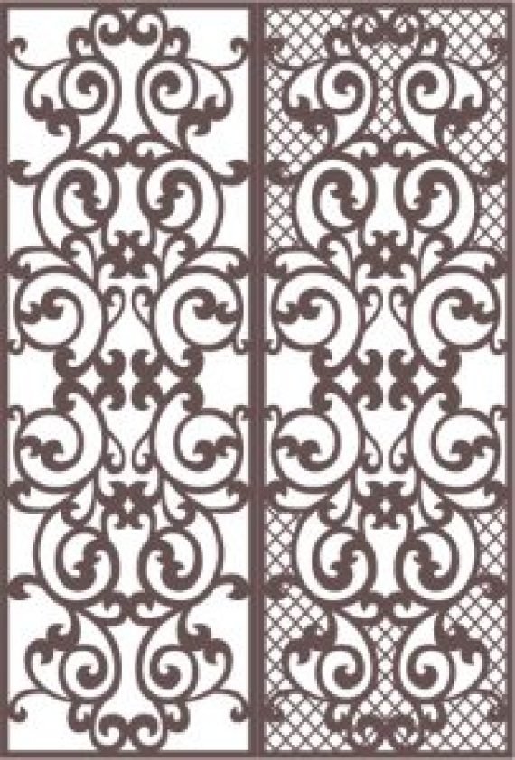 vector cnc and laser cut files carving pattern 454