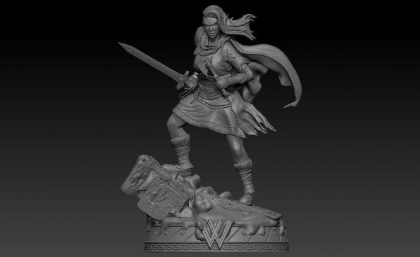 wonder woman viking 3d print files stl format - Dezin.info